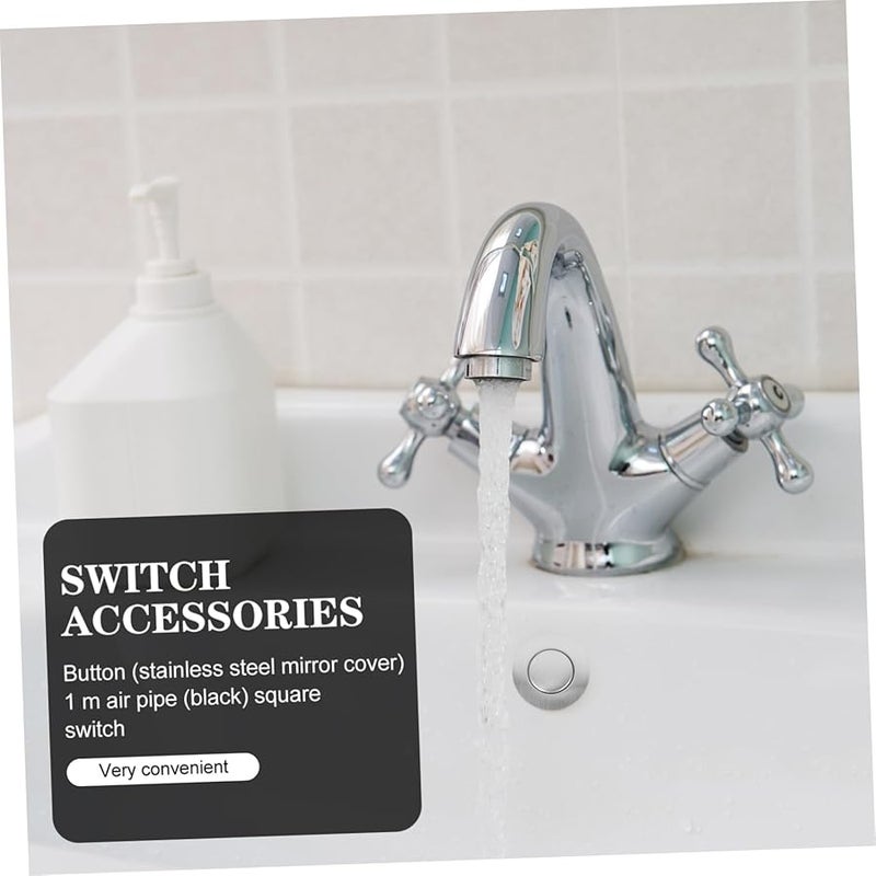 Stainless Steel Air Switch For Garbage Disposal Easy Install Kitchen Bath - Image 2